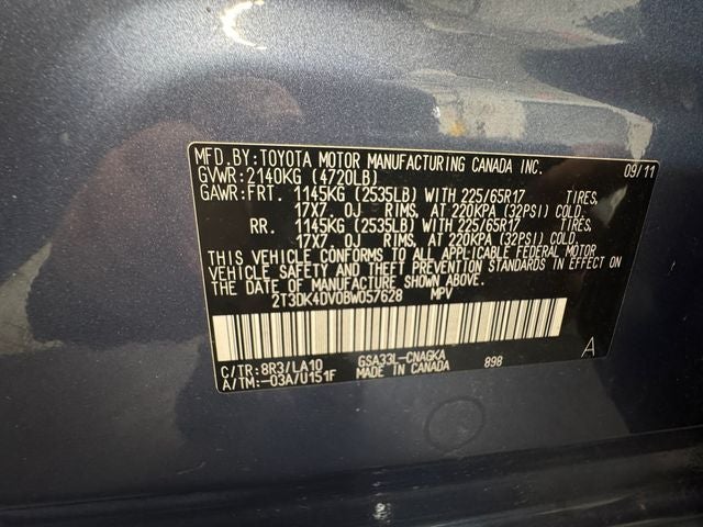 2011 Toyota RAV4 Limited
