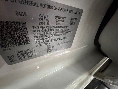 2018 Chevrolet Silverado 1500 LT LT2