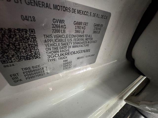 2018 Chevrolet Silverado 1500 LT LT2