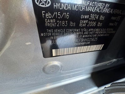 2017 Hyundai Elantra SE