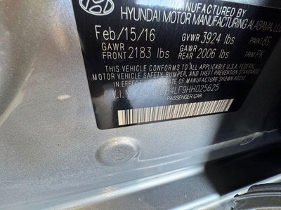 2017 Hyundai Elantra SE