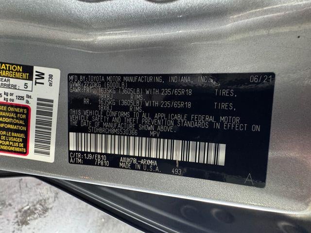 2021 Toyota Highlander Hybrid XLE