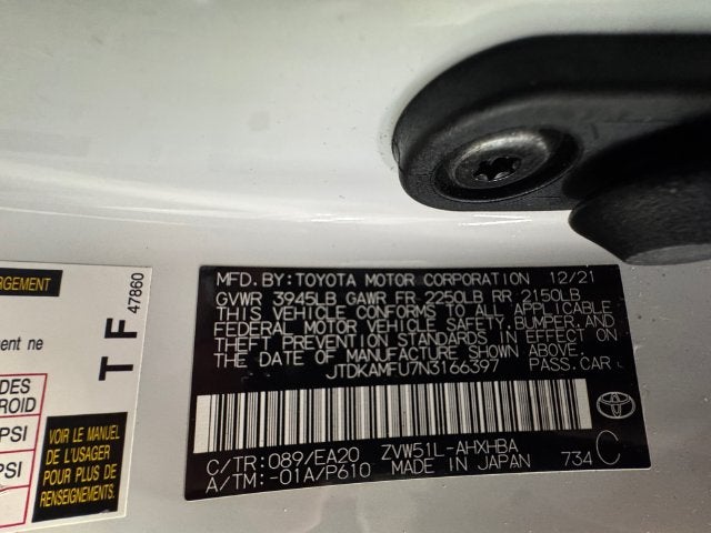 2022 Toyota Prius XLE