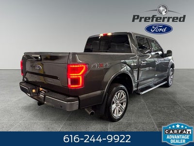 2018 Ford F-150 Lariat 5.0 Liter V8 SuperCrew 4WD