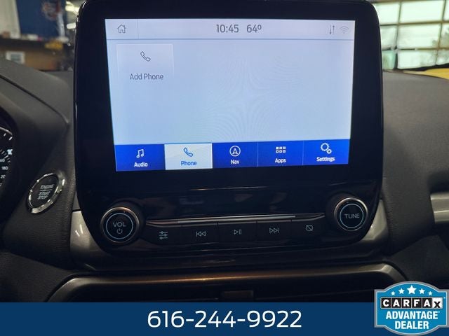 2020 Ford EcoSport SE 1.0 Liter EcoBoost Turbocharged FWD