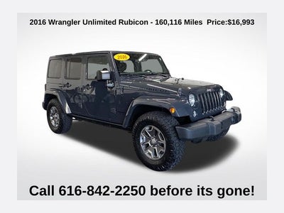 2016 Jeep Wrangler Unlimited Rubicon