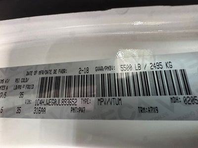 2018 Jeep Wrangler JK Unlimited Sahara 3.6 Liter V6 4D Automatic 4WD