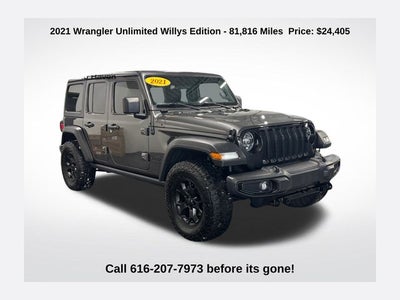 2021 Jeep Wrangler Unlimited Willys 4x4