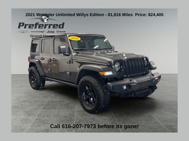 2021 Jeep Wrangler Unlimited Willys 4x4