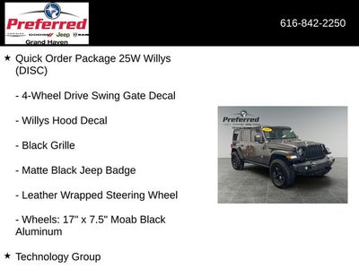 2021 Jeep Wrangler Unlimited Willys 4x4