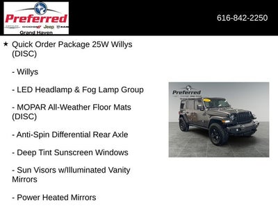 2021 Jeep Wrangler Unlimited Willys 4x4