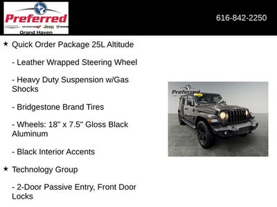 2022 Jeep Wrangler Unlimited Sport Altitude 4x4