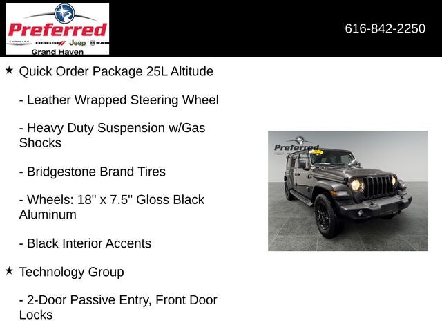 2022 Jeep Wrangler Unlimited Sport Altitude 4x4