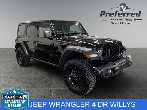 2024 Jeep Wrangler 4-Door Willys 4x4
