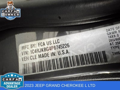 2023 Jeep Grand Cherokee L Limited 4x4
