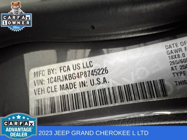 2023 Jeep Grand Cherokee L Limited 4x4