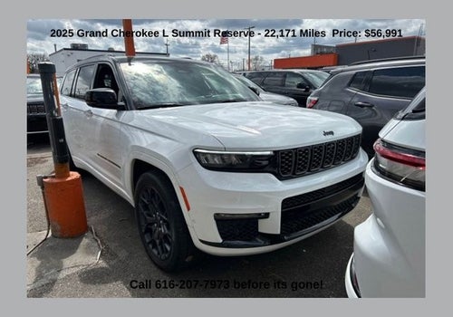 2025 Jeep Grand Cherokee L Summit 3.6 Liter V6 4WD
