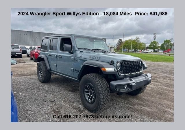 2024 Jeep Wrangler Willys 3.6 Liter V6 4D Automatic 4WD