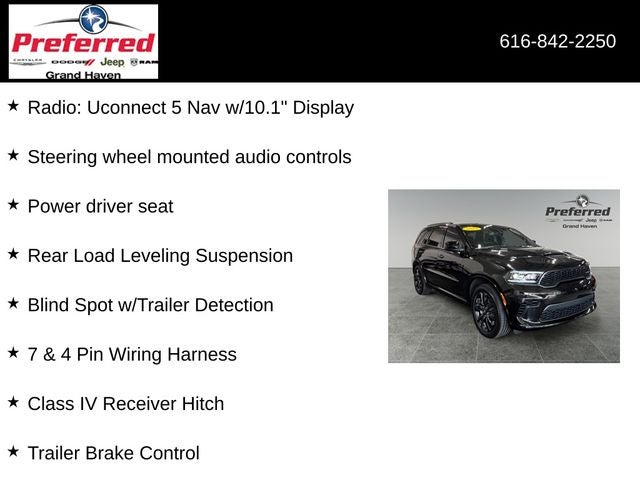 2025 Dodge Durango R/T 5.7 Liter V8 Hemi AWD