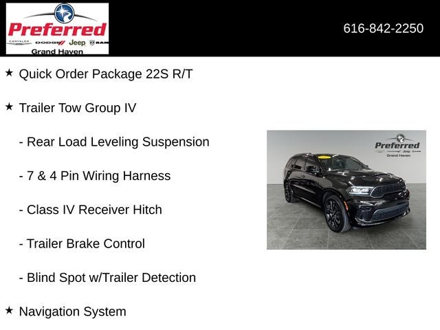 2025 Dodge Durango R/T 5.7 Liter V8 Hemi AWD