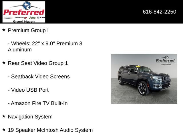 2024 Jeep Wagoneer Series III 3.0 Liter I6 4WD