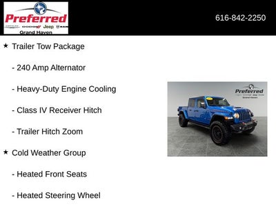 2022 Jeep Gladiator Mojave 3.6 Liter V6 Crew Cab Automatic 4WD