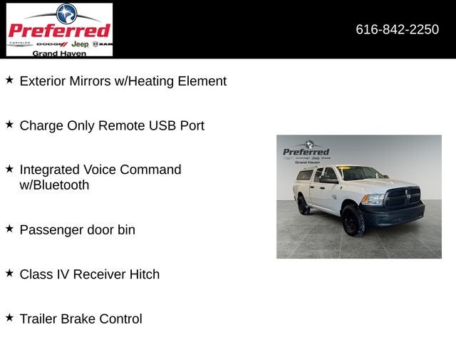 2022 RAM 1500 Classic Tradesman Quad Cab 4x4 6'4' Box