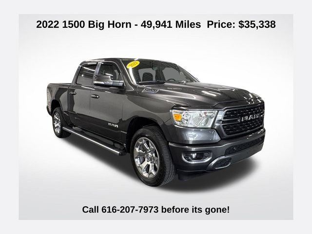 2022 RAM 1500 Big Horn Crew Cab 4x4 5'7' Box