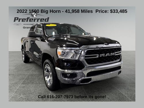 2022 RAM 1500 Big Horn Crew Cab 4x4 5'7' Box