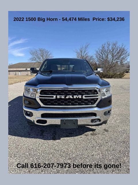 2022 RAM 1500 Big Horn/Lone Star 5.7 Liter V8 Hemi Crew Cab 4WD