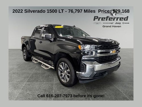 2022 Chevrolet Silverado 1500 LTD 4WD Crew Cab Short Bed LT