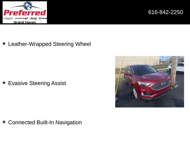 2023 Ford Edge SEL 2.0 Liter EcoBoost Turbocharged AWD Leather Seatin