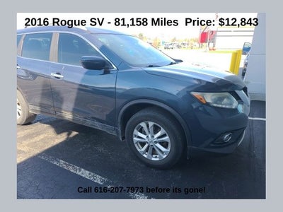 2016 Nissan Rogue SV 2.5 Liter FWD