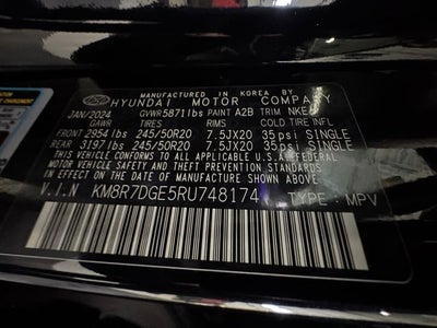 2024 Hyundai Palisade Calligraphy Night Edition