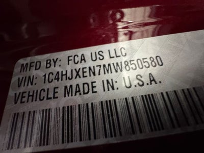 2021 Jeep Wrangler Unlimited Unlimited Sahara Altitude 2.0 Liter 4D Automatic 4WD