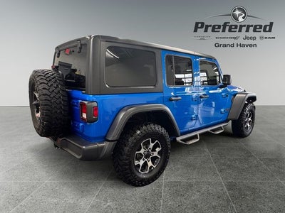 2021 Jeep Wrangler Unlimited Rubicon 3.6 Liter V6 4D Automatic 4WD