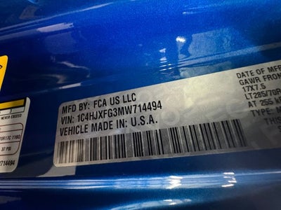 2021 Jeep Wrangler Unlimited Rubicon 3.6 Liter V6 4D Automatic 4WD