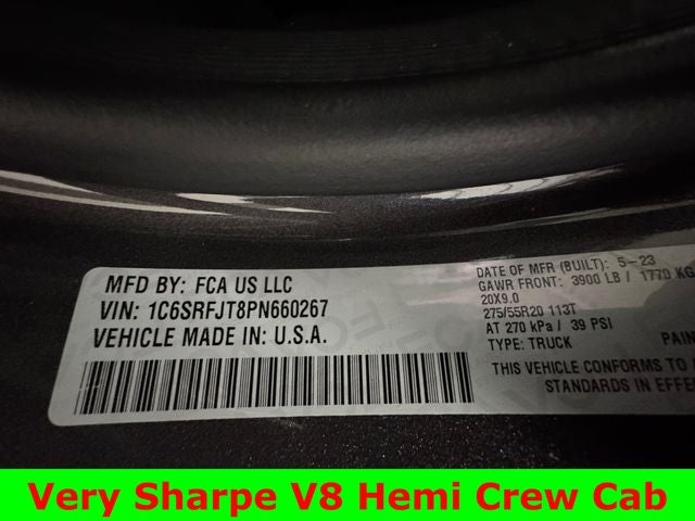 2023 RAM 1500 Laramie Crew Cab 4x4 5'7' Box