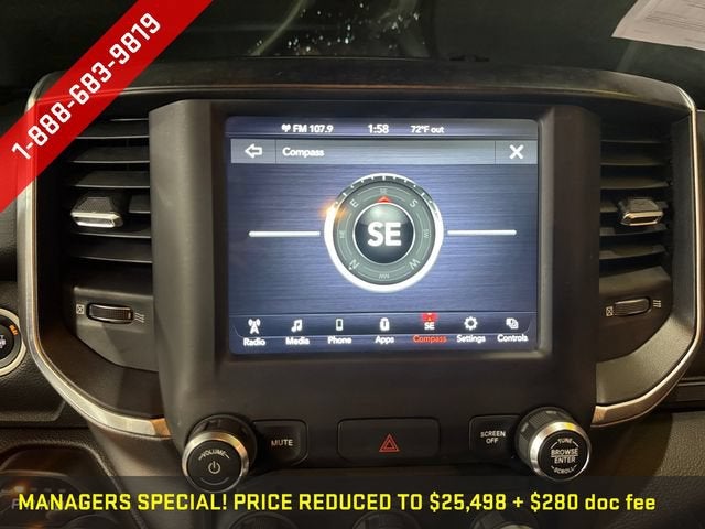 2019 RAM 1500 Big Horn/Lone Star Crew Cab 4x4 5'7" Box