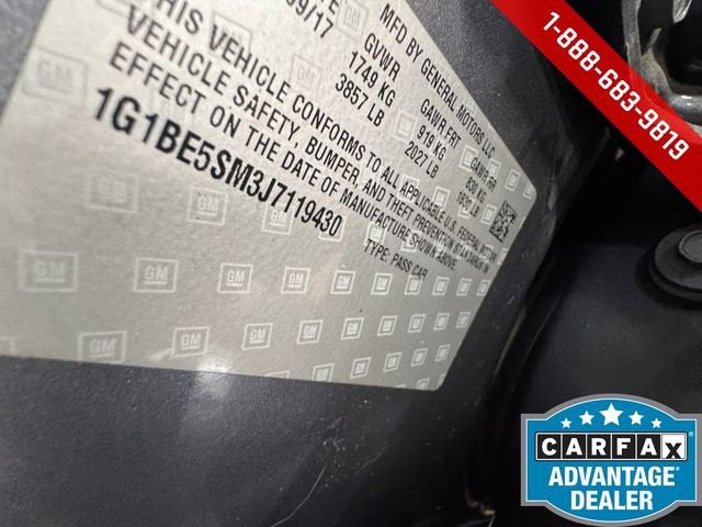 2018 Chevrolet Cruze LT