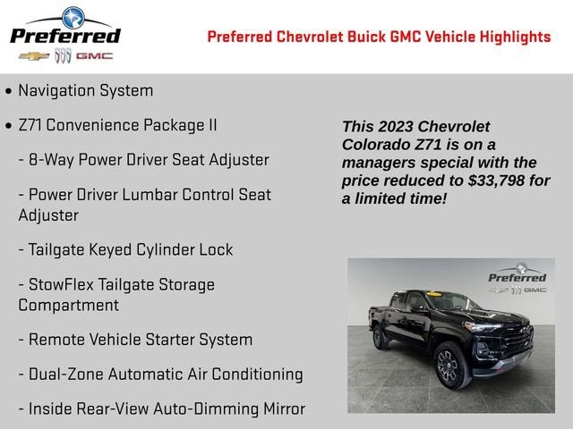 2023 Chevrolet Colorado Z71