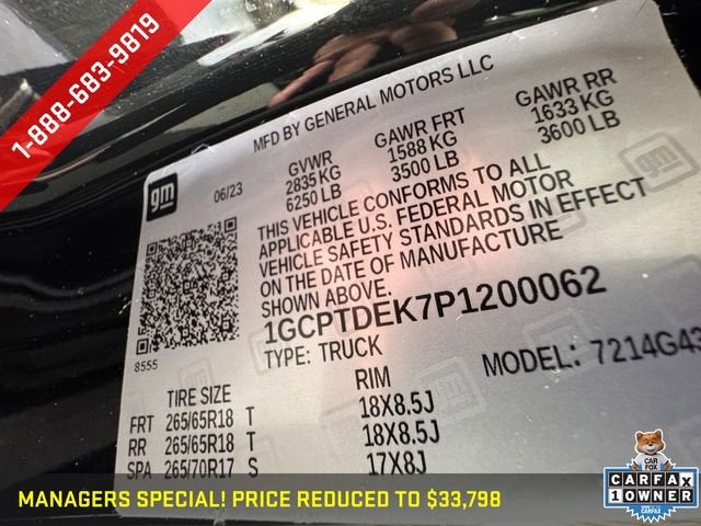 2023 Chevrolet Colorado Z71