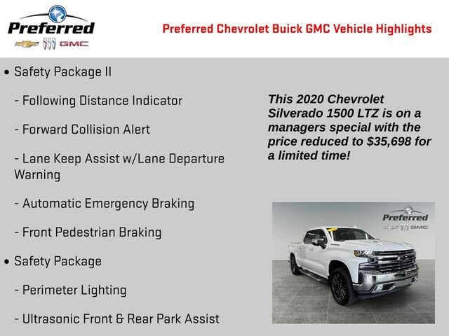 2020 Chevrolet Silverado 1500 LTZ