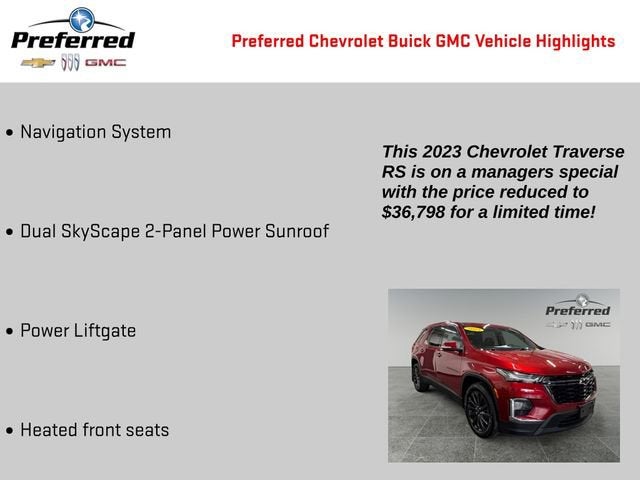 2023 Chevrolet Traverse RS