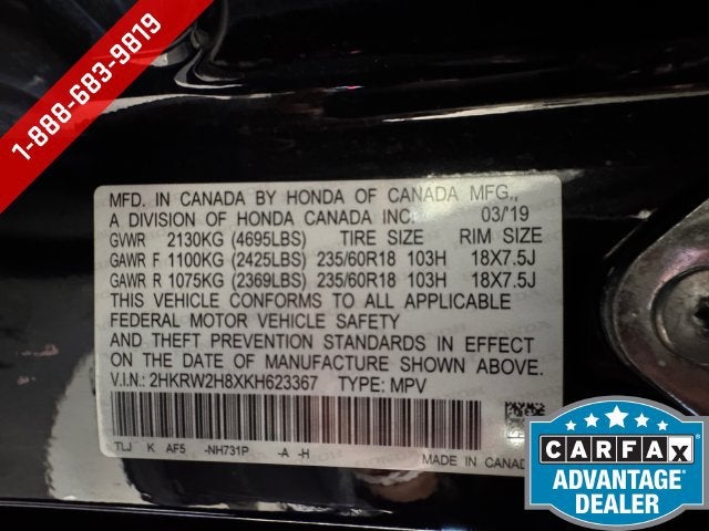 2019 Honda CR-V EX-L - Photo 28