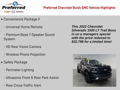 2022 Chevrolet Silverado 1500 LTD LT Trail Boss