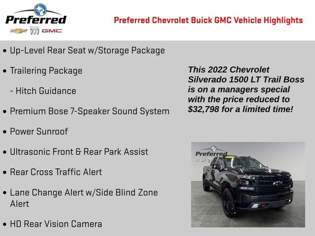 2022 Chevrolet Silverado 1500 LTD LT Trail Boss