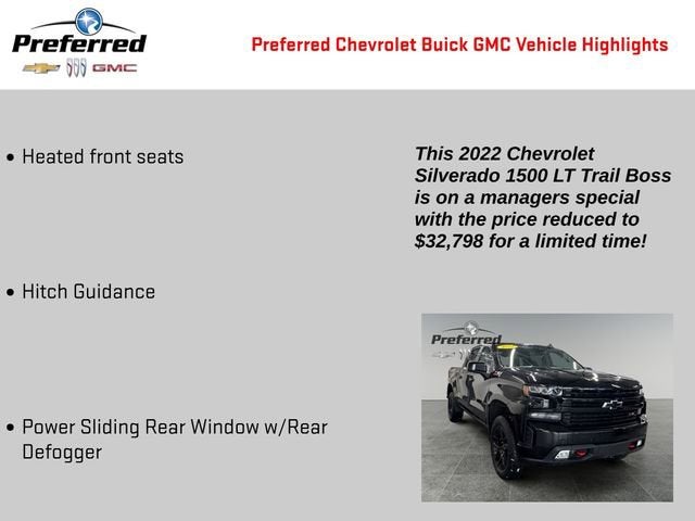 2022 Chevrolet Silverado 1500 LTD LT Trail Boss
