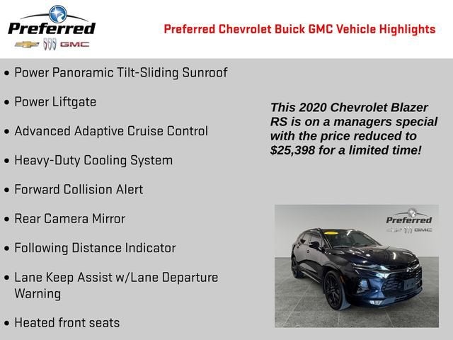2020 Chevrolet Blazer RS